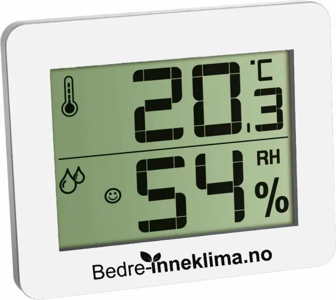 Hovedbilde Digitalt hygrometer (Hvit)