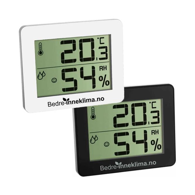 Hovedbilde Digitalt hygrometer (Hvit)